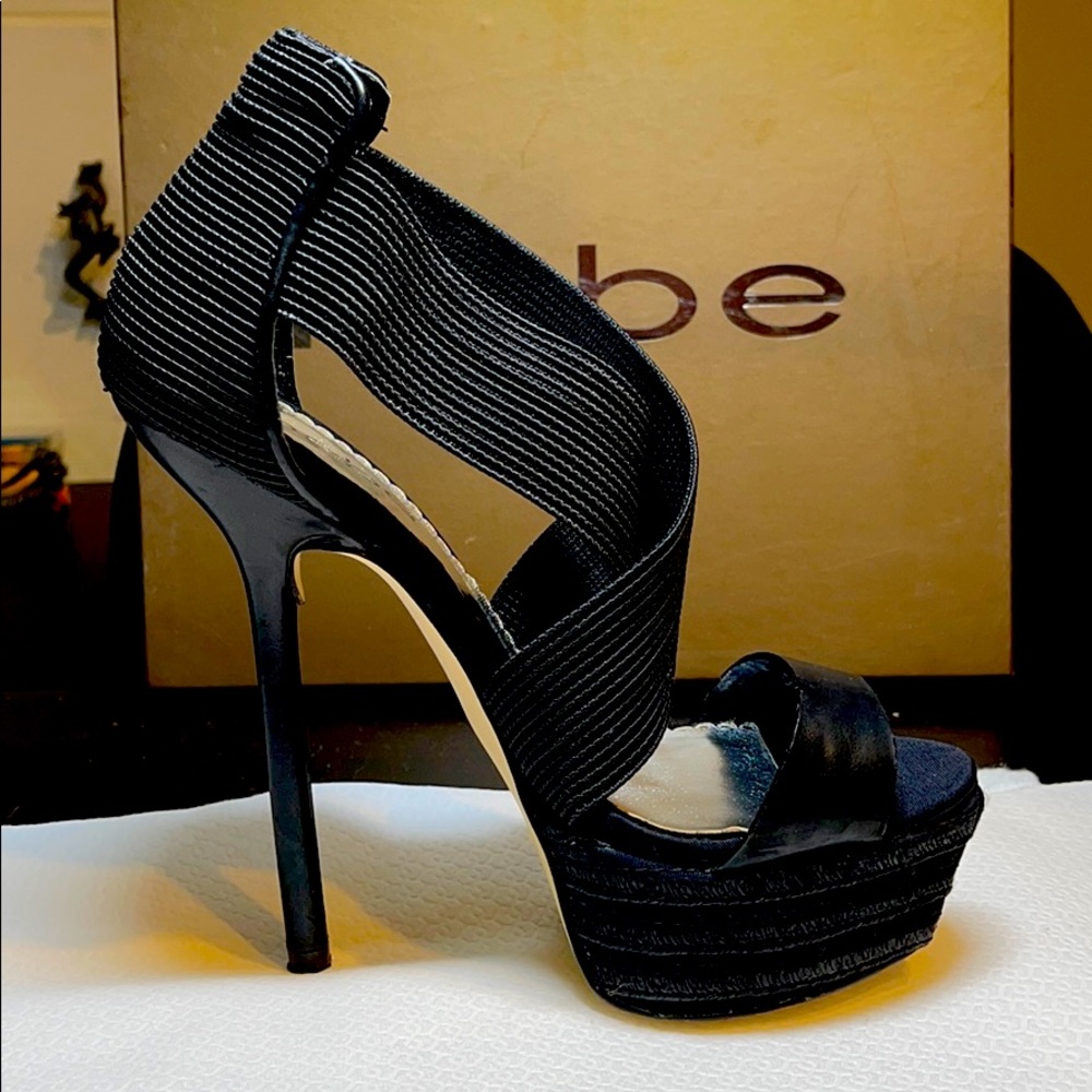 Bebe Stiletto Strappy High Sandals
